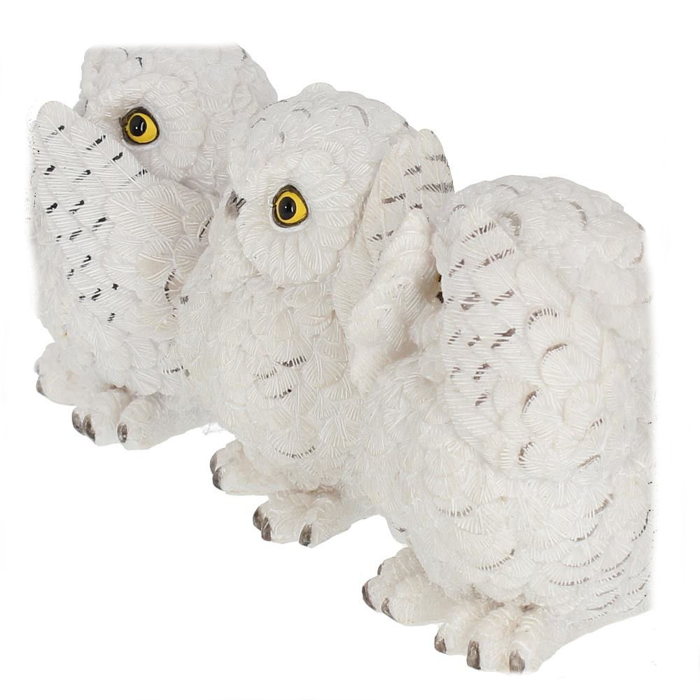 Nemesis Now - Three Wise Owls (set of 3) Dekorative Figuren - Mehrfarben